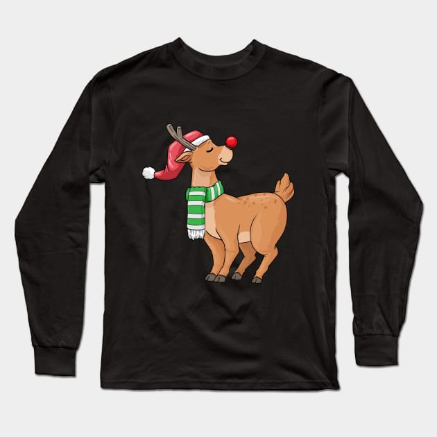 Cute reindeer Long Sleeve T-Shirt by Markus Schnabel